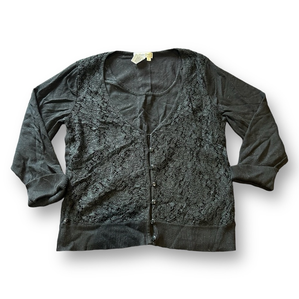 [Coldwater Creek] BOGO $1 Lace Layered Top
